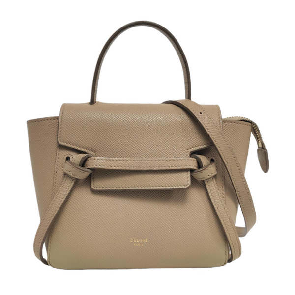 BELT PICO Calfskin Beige