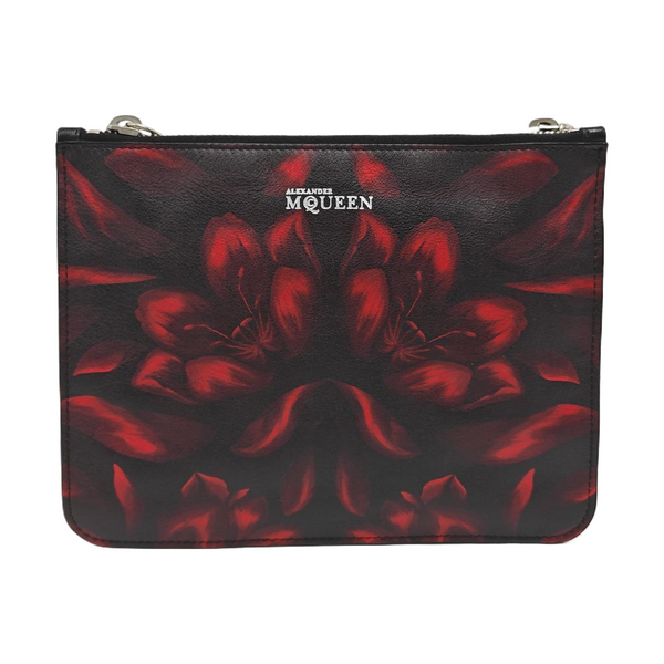 Calfskin Clutch Red