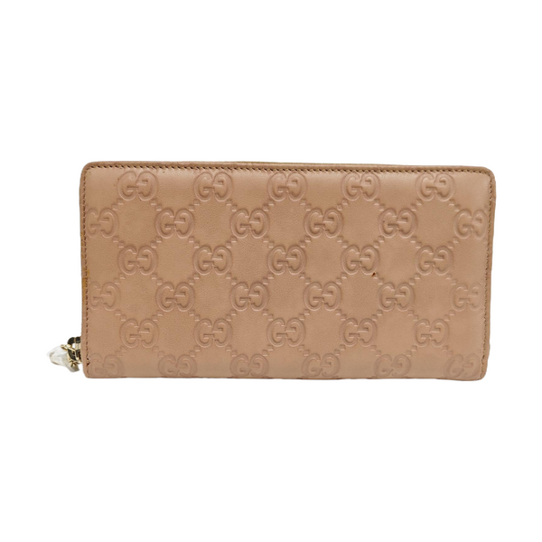 Monogram Calfskin Wallet Pink