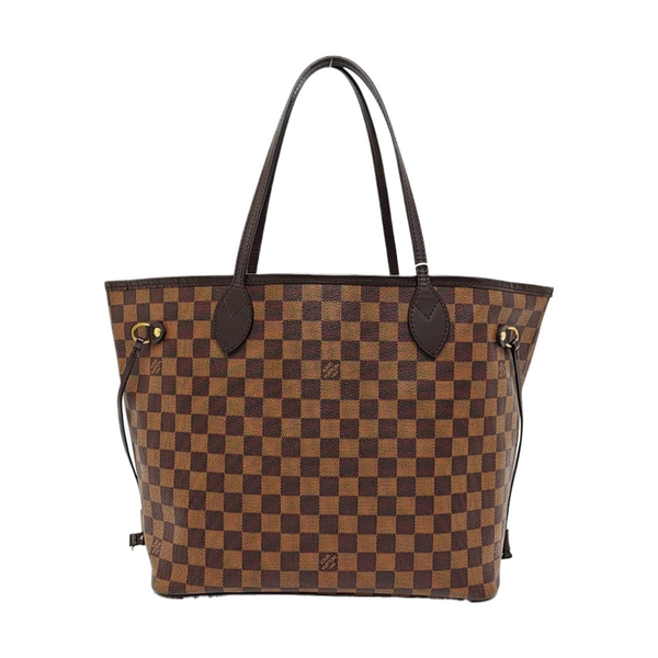 NEVERFULL MM Damier Ebene Coated Canvas Brown