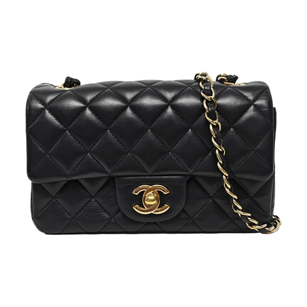 CLASSIC FLAP Mini Quilted Lambskin Black