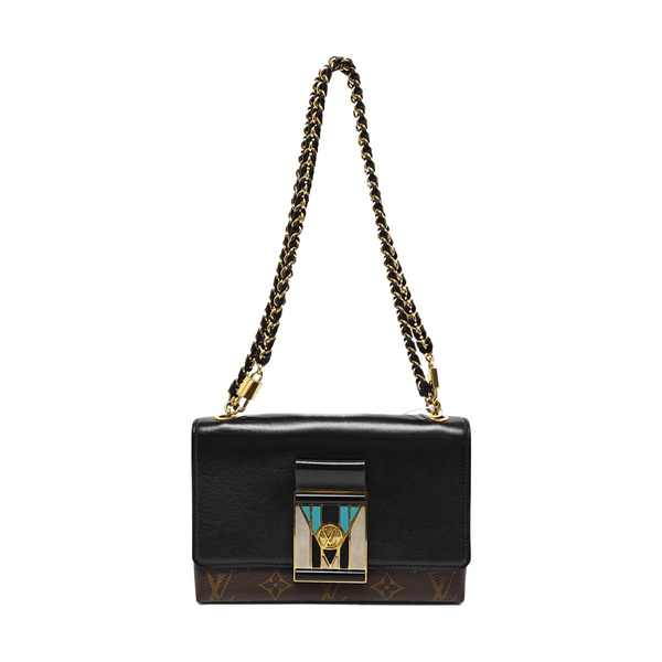 THELMA Monogram Coated Canvas Brown