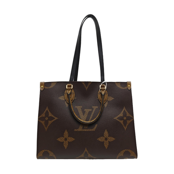 ONTHEGO MM Monogram Coated Canvas Brown