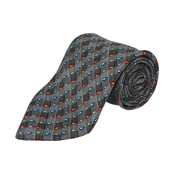 Mulberry Silk Tie Gray
