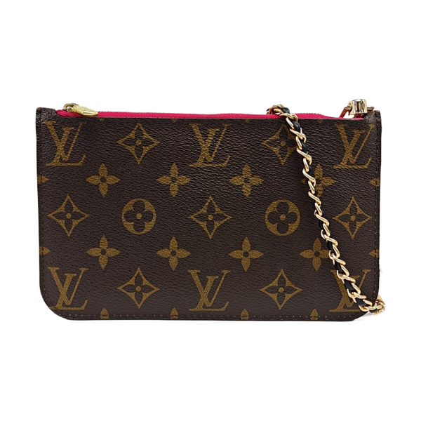 NEVERFULL BB Monogram Coated Canvas Brown