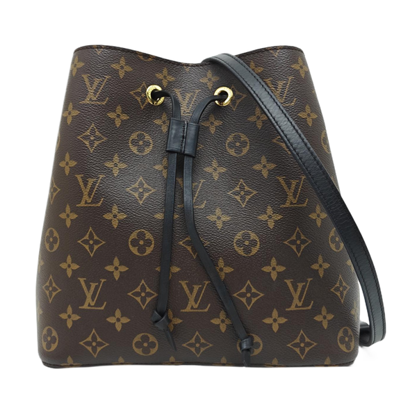 NÉONOÉ MM Monogram Coated Canvas Brown