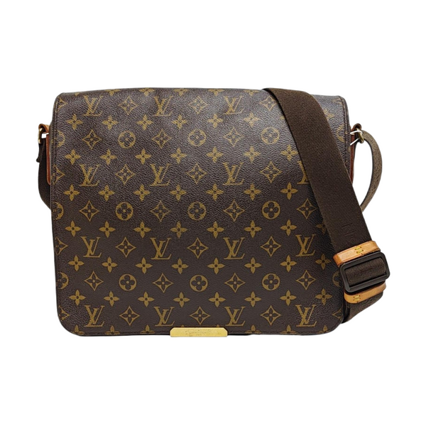 VALMY Monogram Coated Canvas Brown