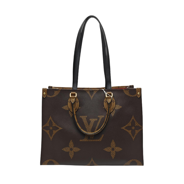 ONTHEGO MM Monogram Coated Canvas Brown