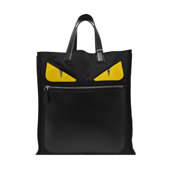 Authenticated pre-owned Monster Nylon Black - Tote Bag at Looply