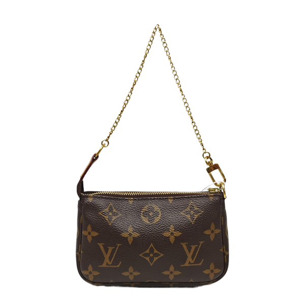 ACCESSOIRES Mini Monogram Coated Canvas Brown