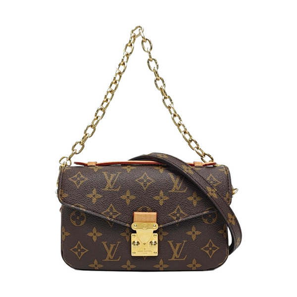 MÉTIS EAST WEST Monogram Coated Canvas Brown