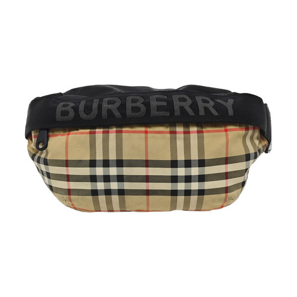 Fabric Belt Bag Brown