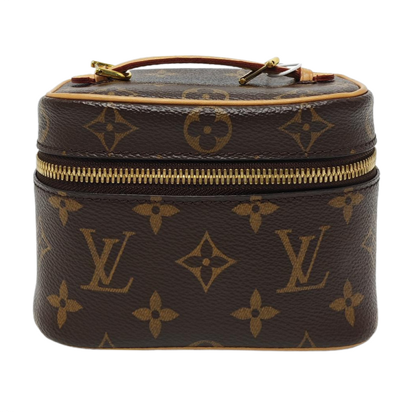 NICE Super Mini Monogram Coated Canvas Brown