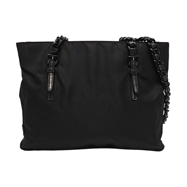 Nylon Shoulder Bag Black