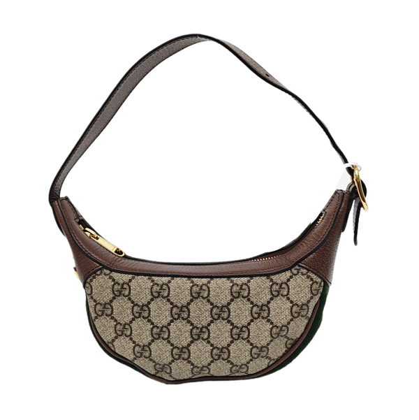 Ophidia Mini Monogram Coated Canvas Beige