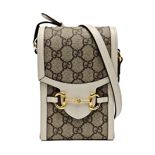 Horsebit 1955 Mini Coated Canvas Beige