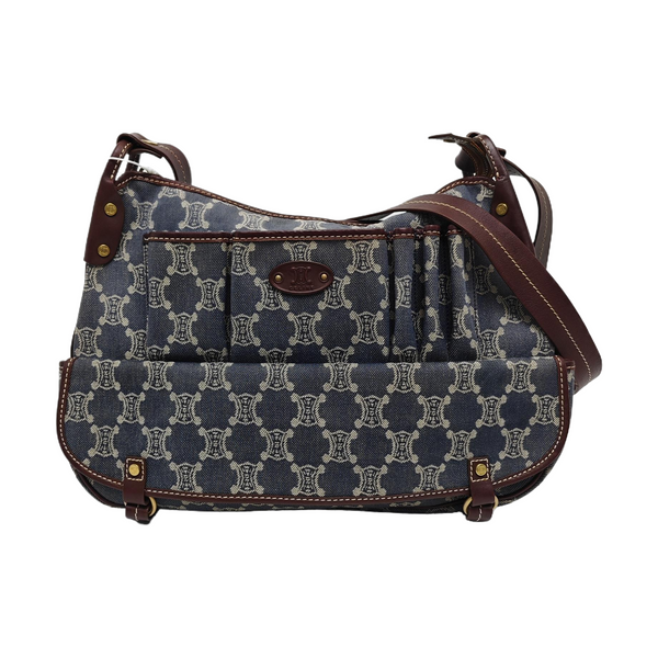 Canvas Shoulder Bag Blue