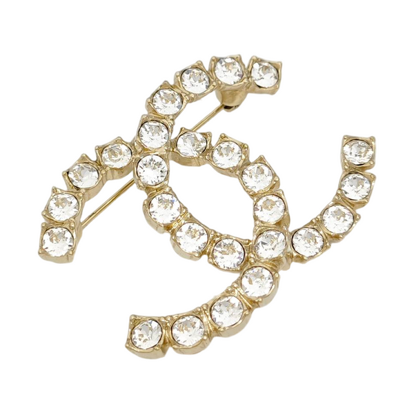 Metal Gold Brooch