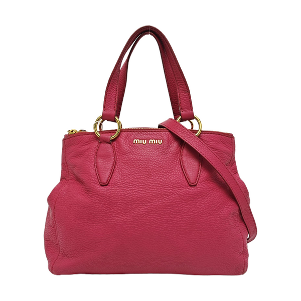 Calfskin Tote Bag Red