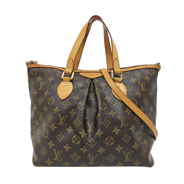 PALERMO PM Monogram Coated Canvas Brown