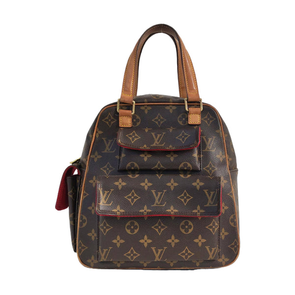 EXCENTRI-CITE Monogram Coated Canvas Brown