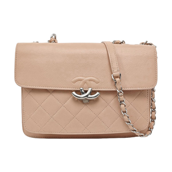 Quilted Grained Calfskin Pink