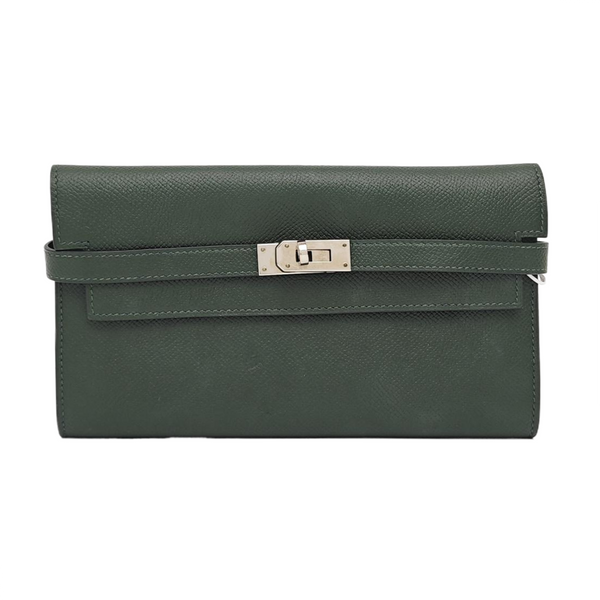 Kelly 20 Epsom Green Wallet