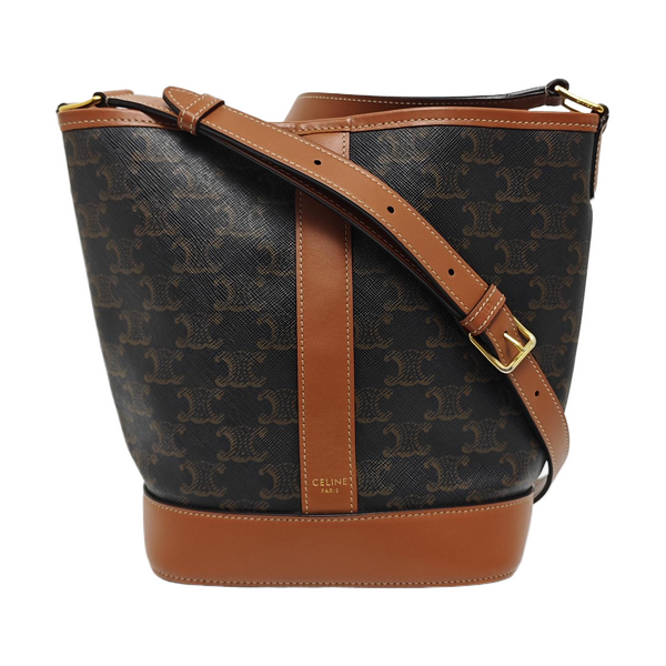 TRIOMPHE CANVAS Small Coated Canvas Brown