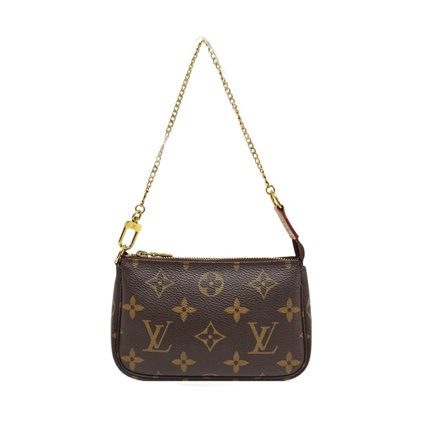 ACCESSOIRES Mini Monogram Coated Canvas Brown