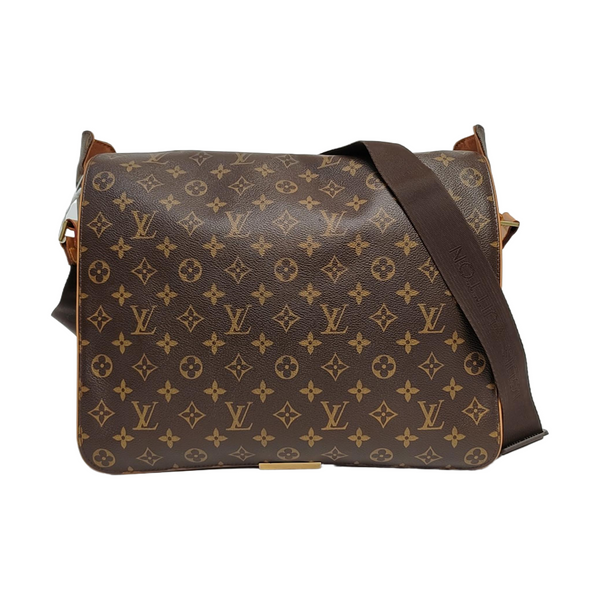 VALMY Monogram Coated Canvas Brown