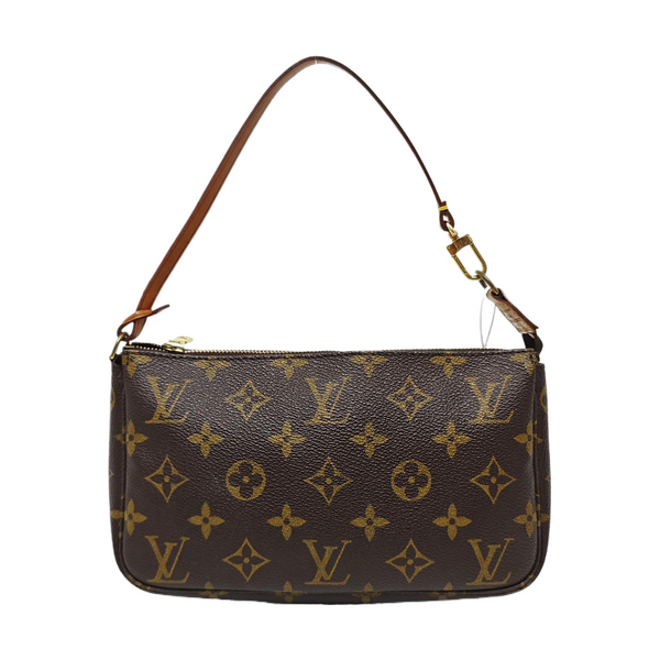 ACCESSOIRES Monogram Coated Canvas Brown