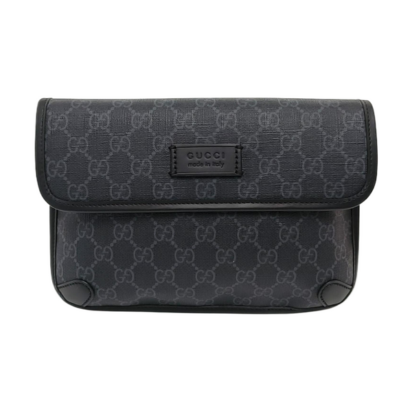 Neo Vintage Monogram Coated Canvas Black