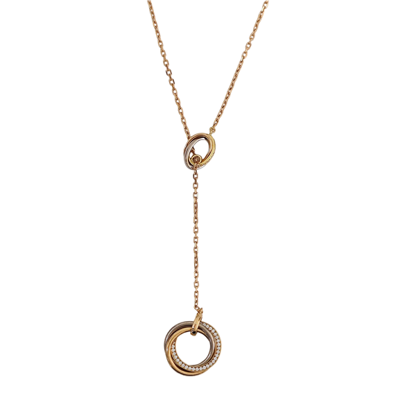 TRINITY 18k Rose Gold Necklace