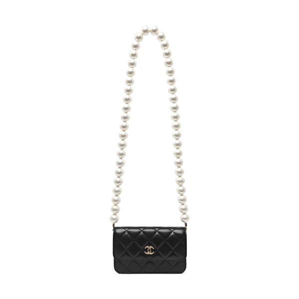 WOC Quilted Calfskin Black