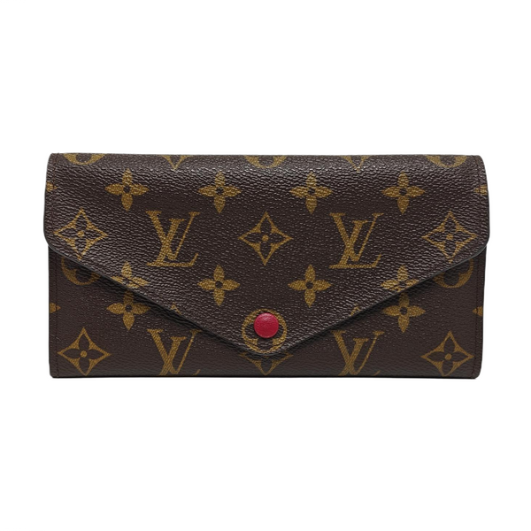 JOSÉPHINE Monogram Coated Canvas Brown Wallet