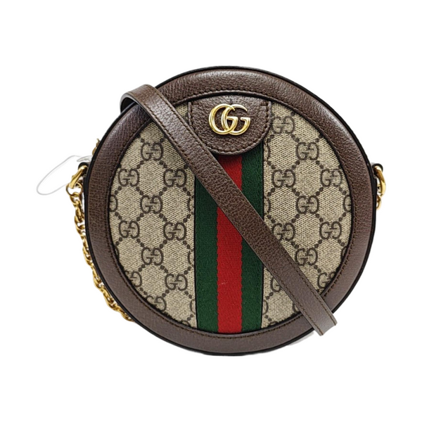 Ophidia Mini Monogram Coated Canvas Beige