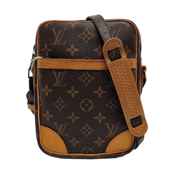 DANUBE Monogram Coated Canvas Brown