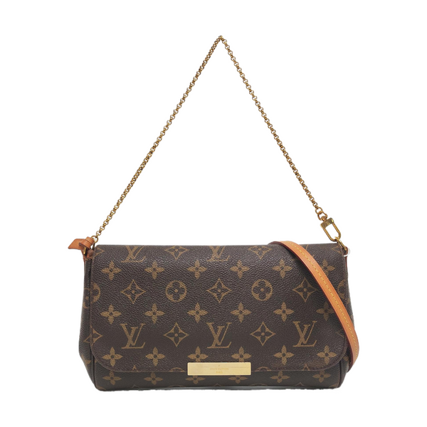FAVORITE MM Monogram Coated Canvas Brown