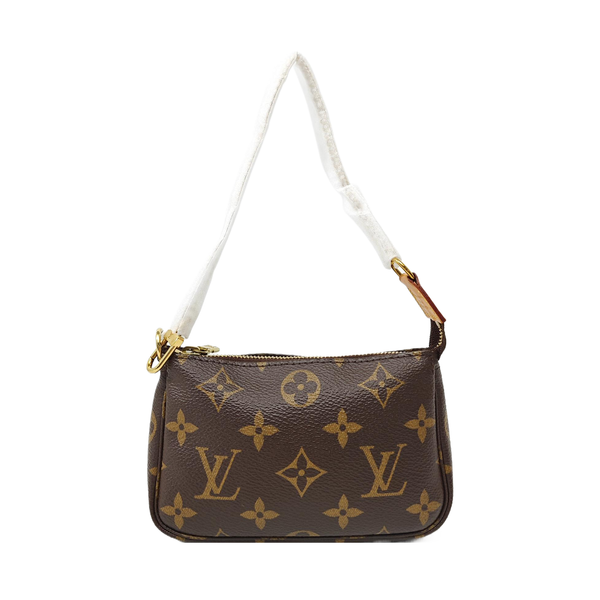 ACCESSOIRES Mini Monogram Coated Canvas Brown