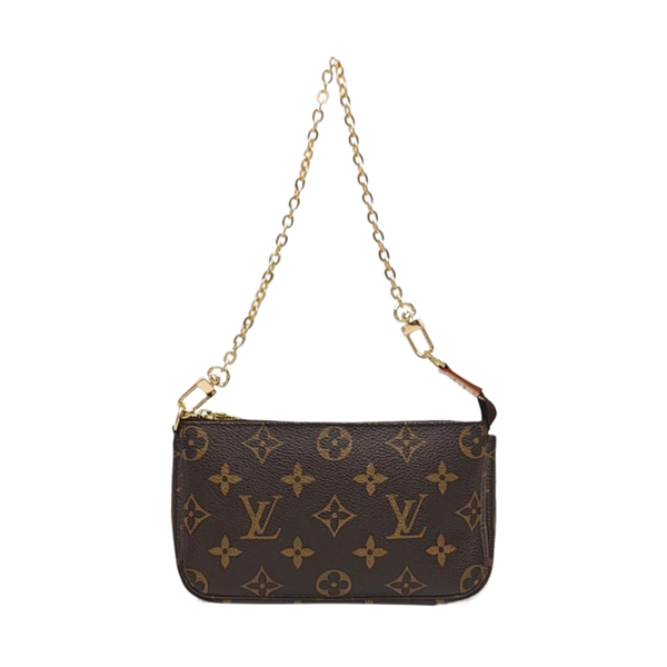 ACCESSOIRES MM Monogram Coated Canvas Brown