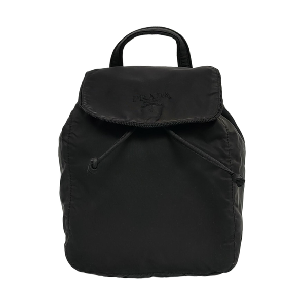 Nylon Backpack Black