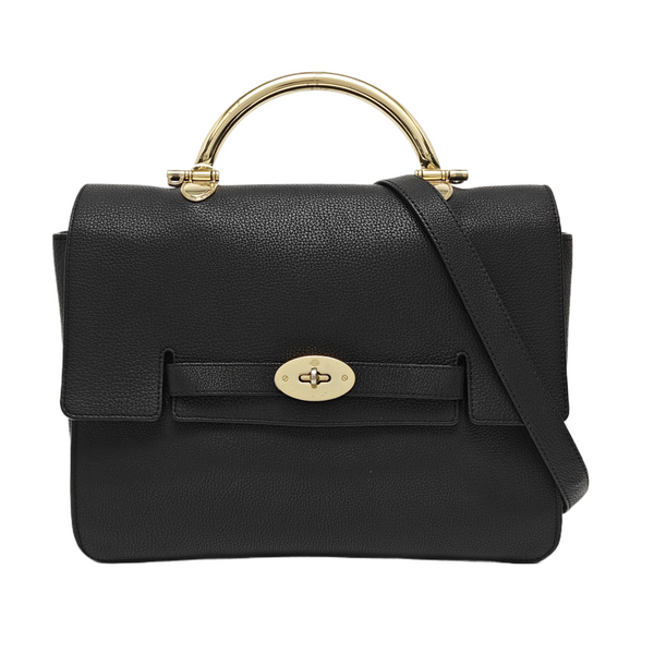 Calfskin Shoulder Bag Black