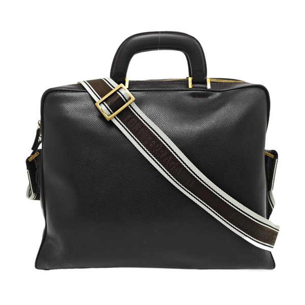 Calfskin Shoulder Bag Brown