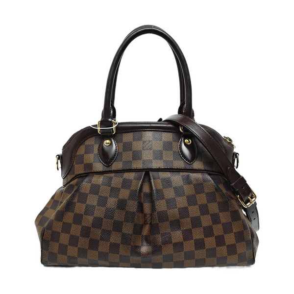 TREVI PM Damier Ebene Coated Canvas Brown