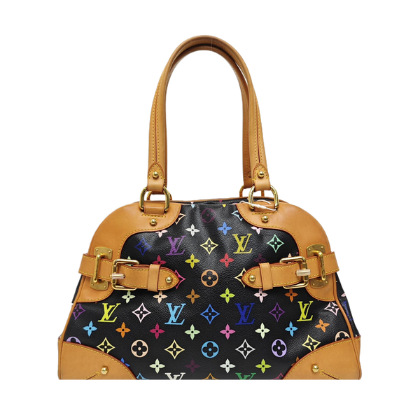 LV × TM CLAUDIA Monogram Coated Canvas Black