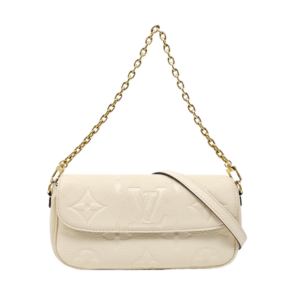 IVY Monogram Calfskin Beige