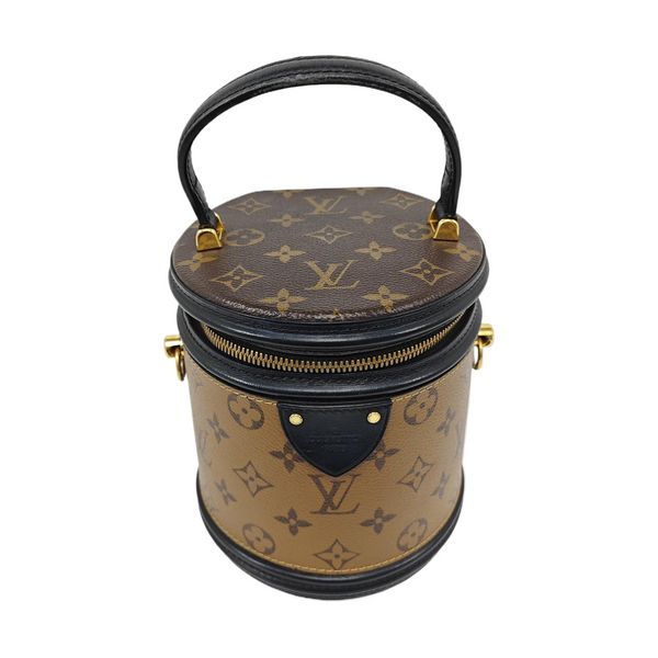CANNES PM Monogram Coated Canvas Brown