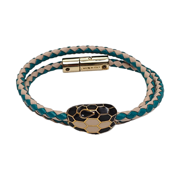 SERPENTI Leather Multicolor Bangle