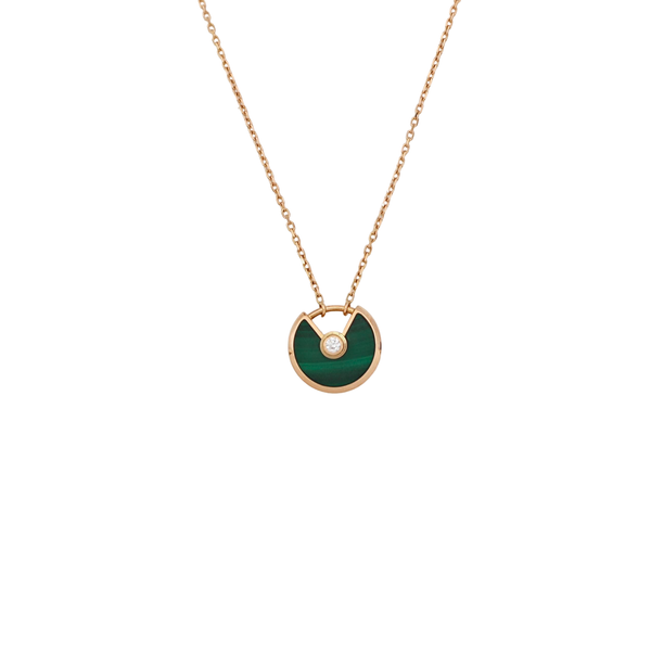 AMULETTE DE CARTIER 18k Rose Gold Necklace