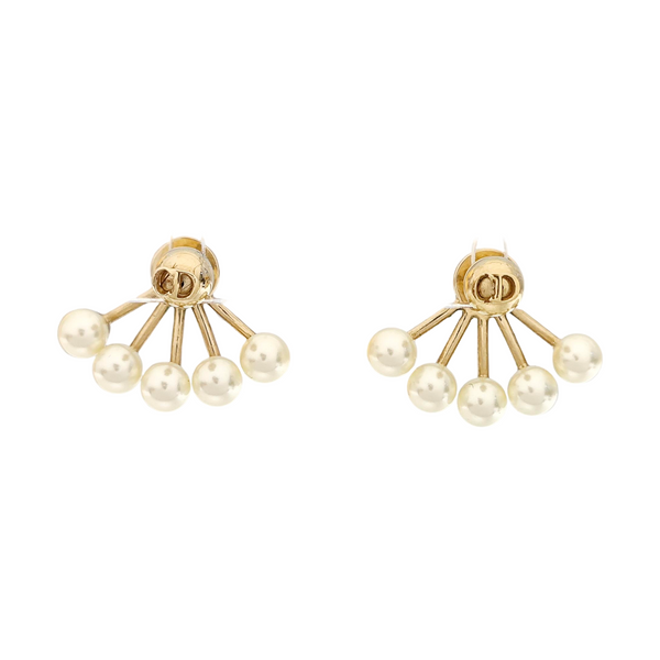 La Petite Tribale Metal Gold Stud Earrings